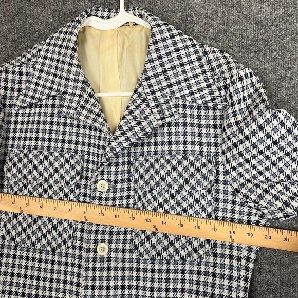 VINTAGE h.i.s. Sportswear Jacket Coat Pockets Button women Large - Picture 9 of 10